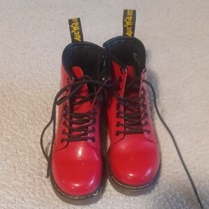 Dr. Martens Kids' Cherry Red Boots